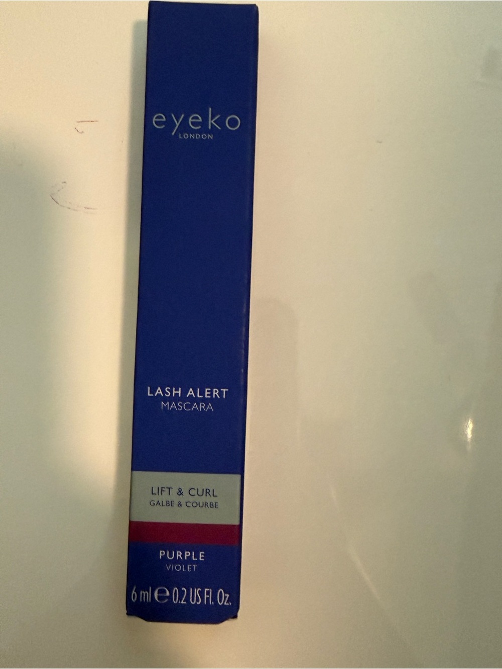 Eyeko Lash Alert Mascara - Royal Blue Packaging, Purple Shade